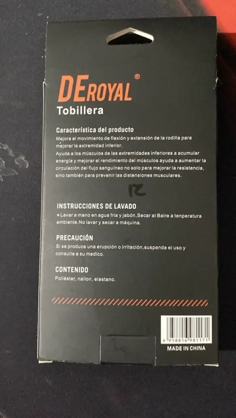 Tobillera deportiva DeRoyal - 2