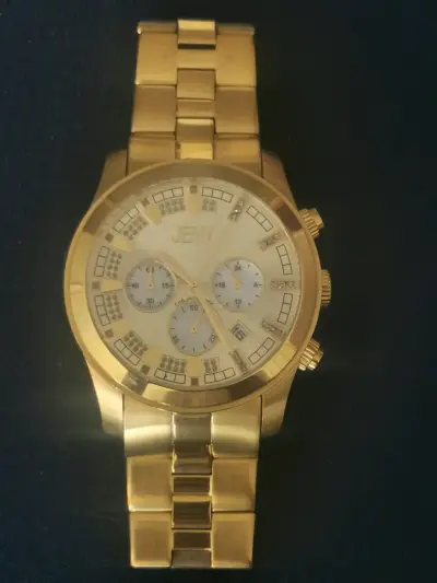 Reloj dorado JBW cronógrafo - miniatura 2