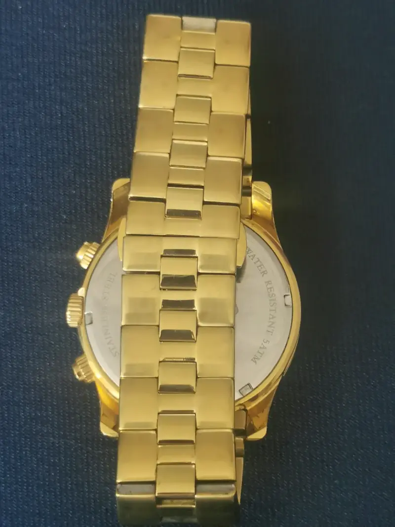 Reloj dorado JBW cronógrafo - 3