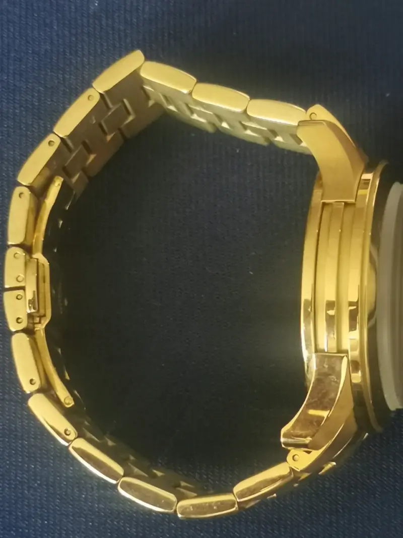 Reloj dorado JBW cronógrafo - 5