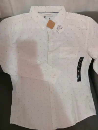 Camisa blanca con estampado - miniatura 1