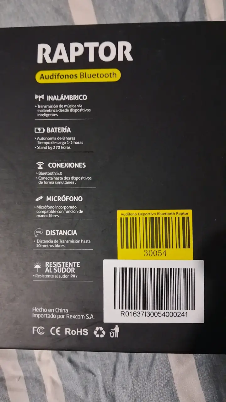 Auriculares Bluetooth Raptor V22N - 3