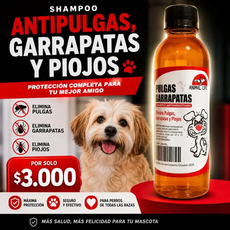 Shampoo antiparasitario 250ml - 3