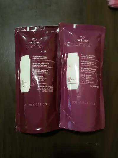Set Natura Lumina shampoo y acondicionador - miniatura 1
