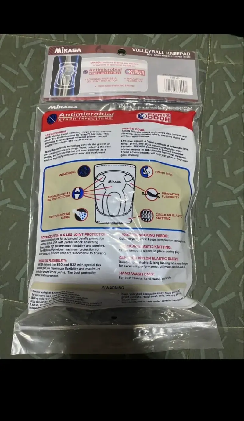 Rodillera Mikasa negra antimicrobial - 2