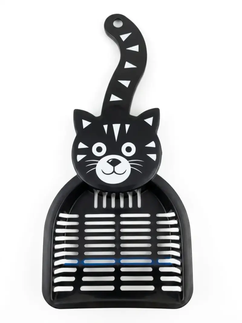 Pala azul para arena de gato - 2
