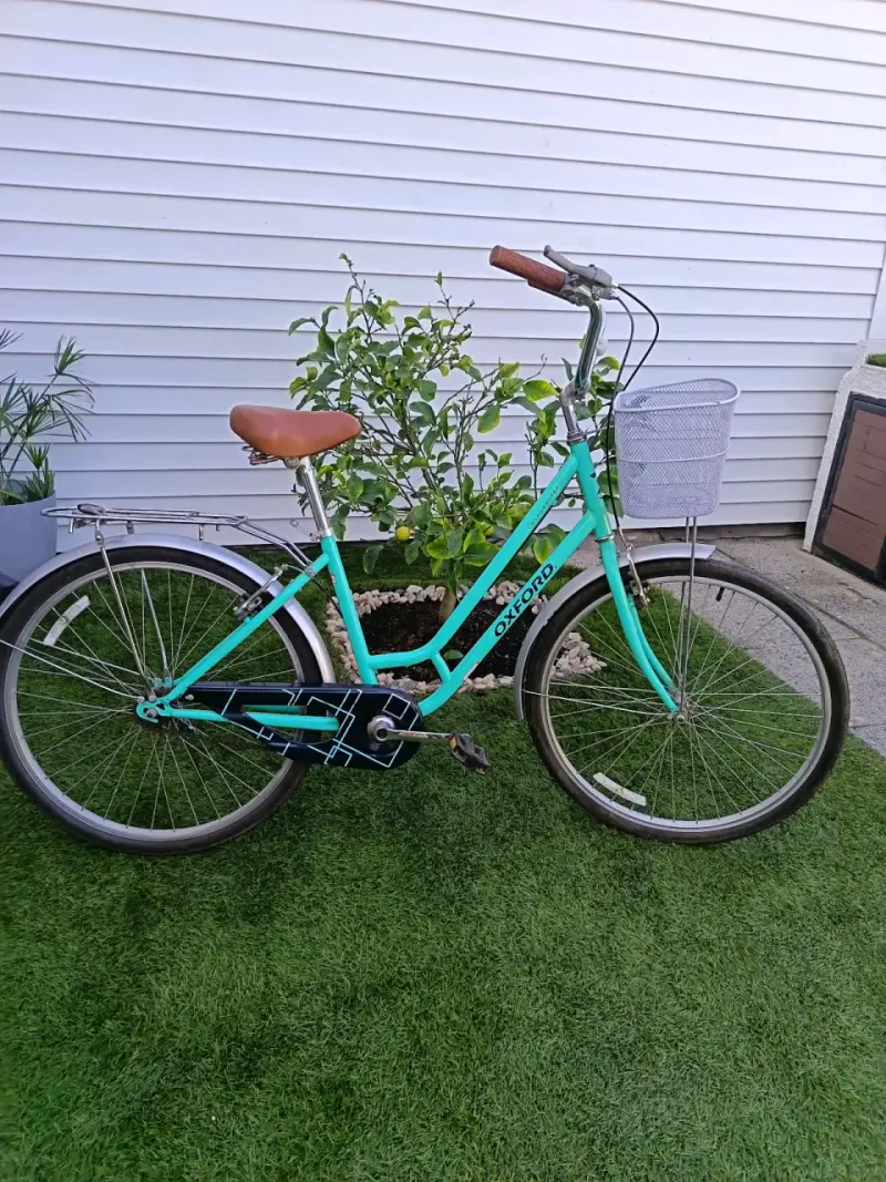Bicicleta Oxford turquesa urbana - 2