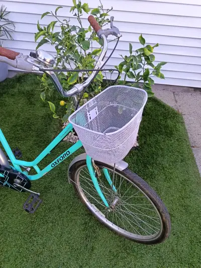 Bicicleta Oxford turquesa urbana - miniatura 3