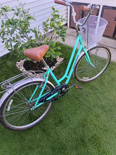 Bicicleta Oxford turquesa urbana - miniatura 4