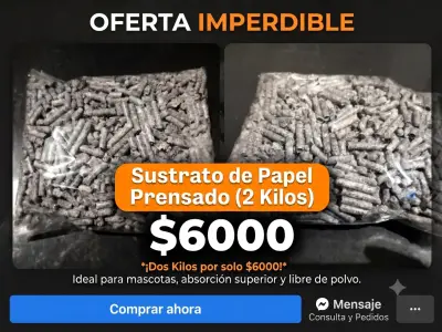 Sustrato de papel prensado 2 kg - miniatura 1