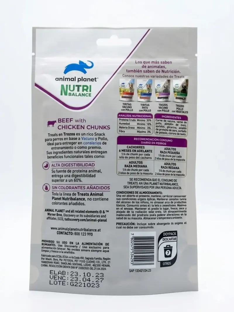 Alimento para perros ternera y pollo 100g - 2