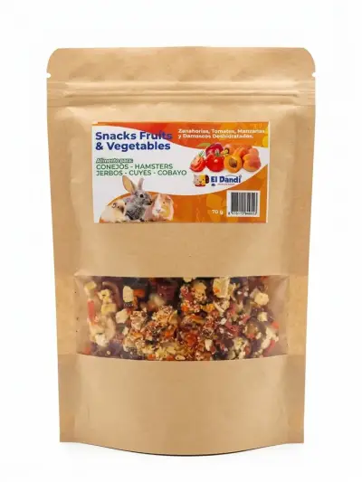 Snacks de frutas y verduras para roedores - miniatura 1