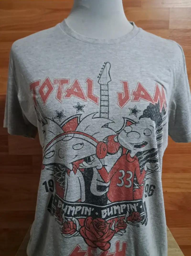 Polera gris estampada Total Jam - 1