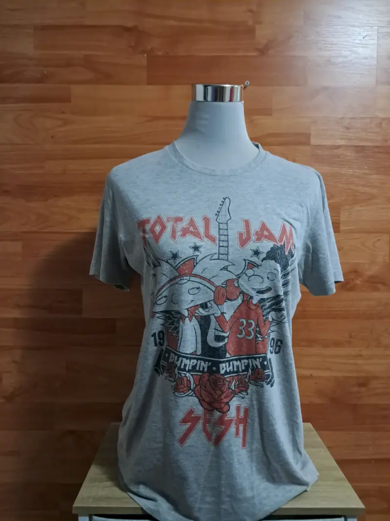 Polera gris estampada Total Jam - 2