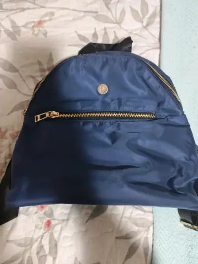 Mochila cartera azul Pollini - miniatura 1