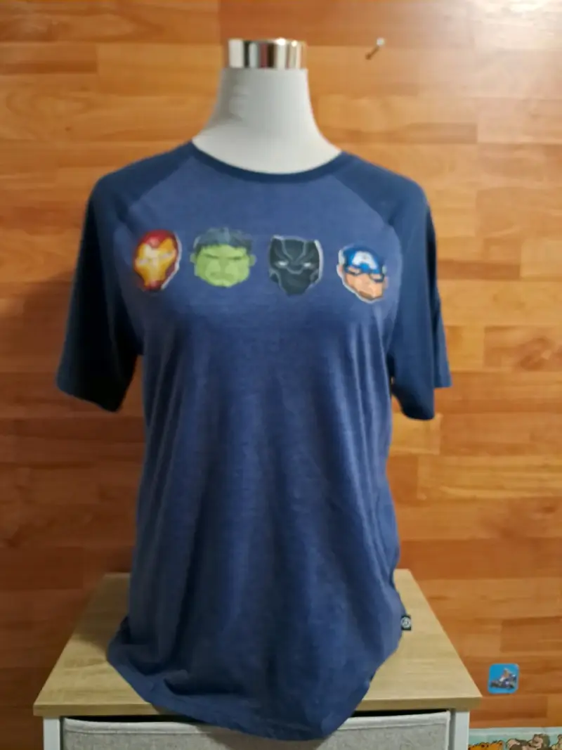 Polera azul Marvel - 1