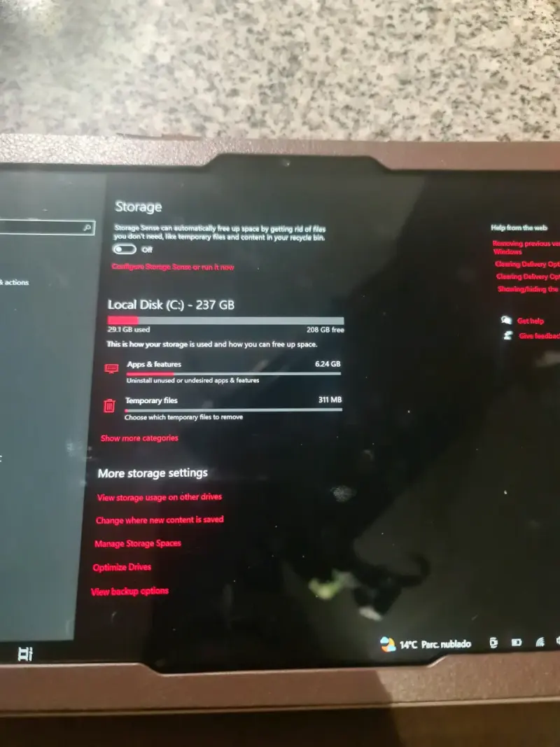 Tablet Microsoft Surface pro 5 Windows con funda - 3