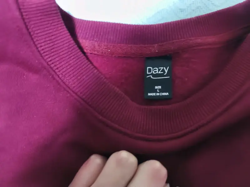 Polerón burdeo Dazy talla L - 2