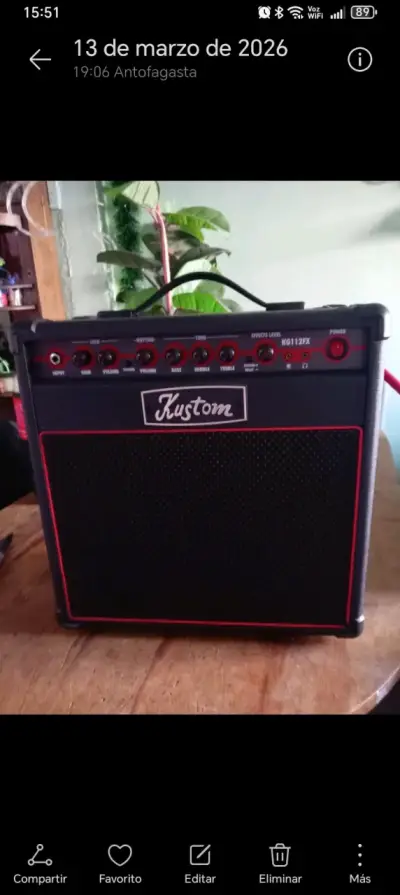 Amplificador Kustom KG112FX - miniatura 1