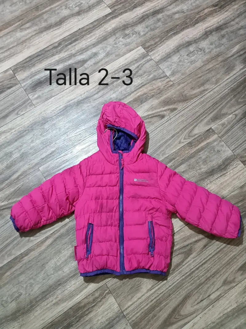 Chaqueta rosada talla 2-3