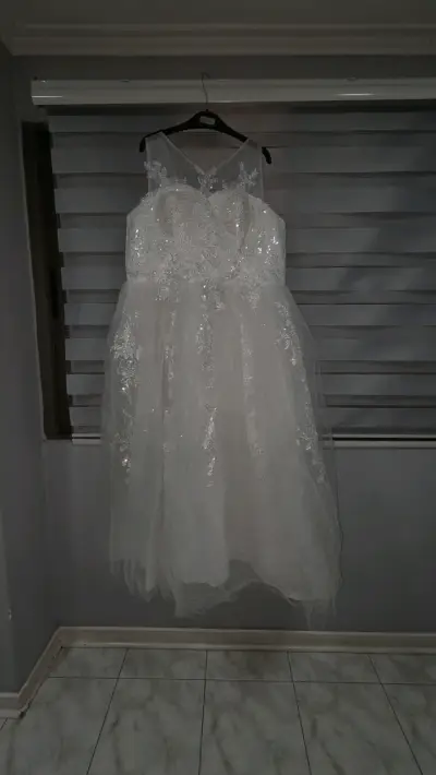 Vestido de novia encaje blanco - miniatura 5