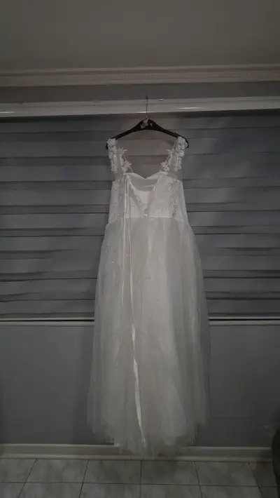 Vestido de novia encaje blanco - miniatura 6