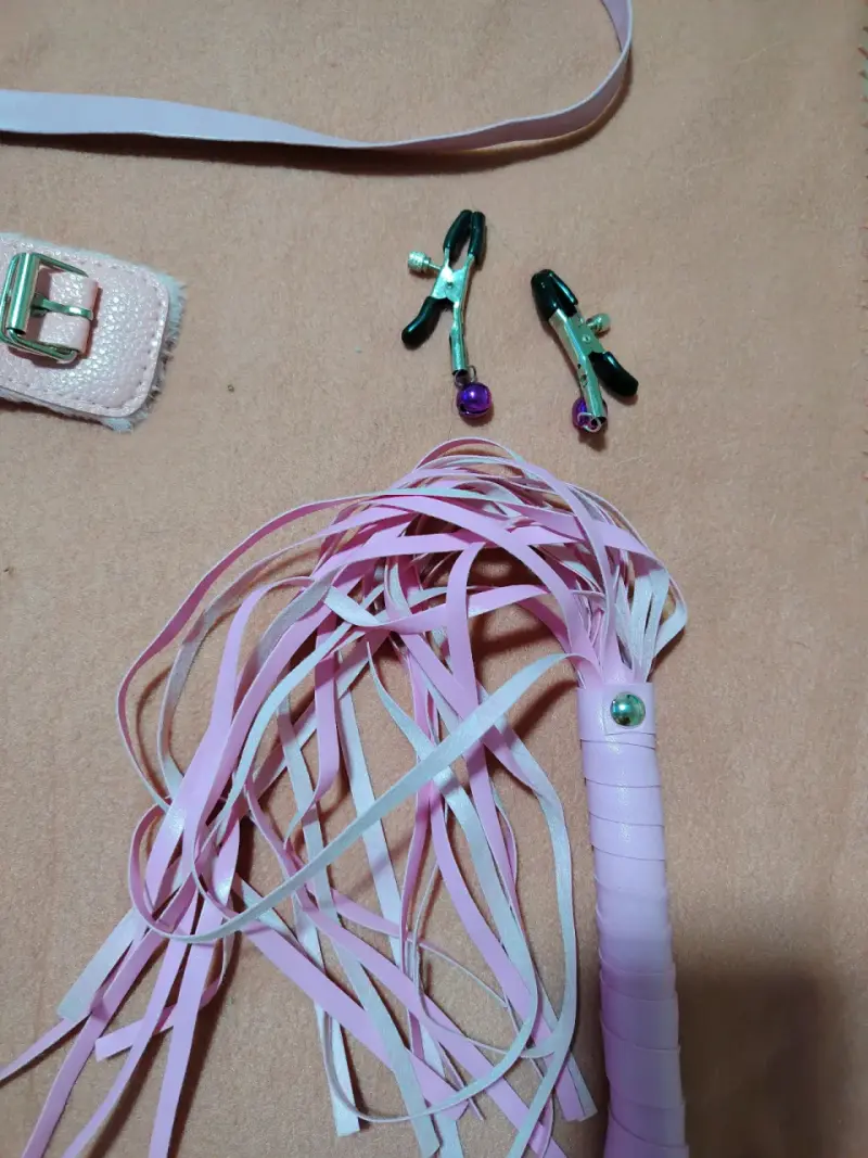 Set de accesorios BDSM rosado - 3