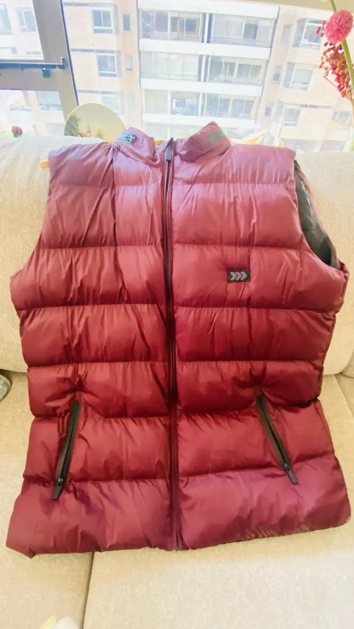 Parka sin mangas burdeo arrow talla Xl - 1
