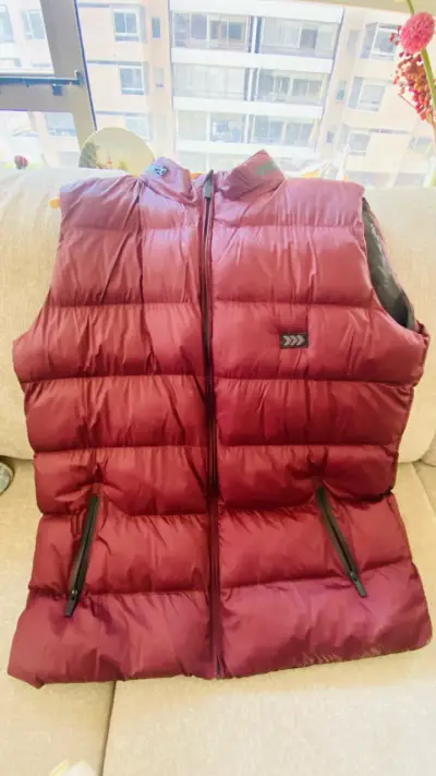 Parka sin mangas burdeo arrow talla Xl - miniatura 1