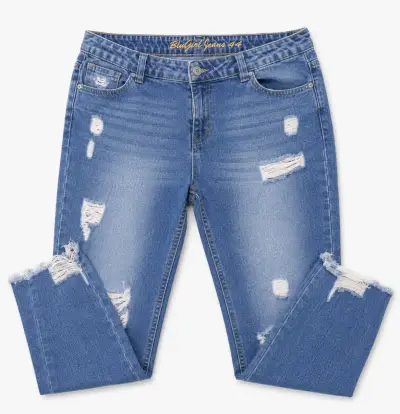 Jeans azules desgastados T44 - miniatura 1