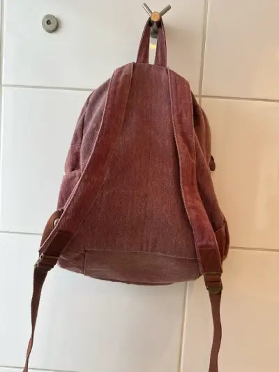 Mochila de tela con encaje - miniatura 2