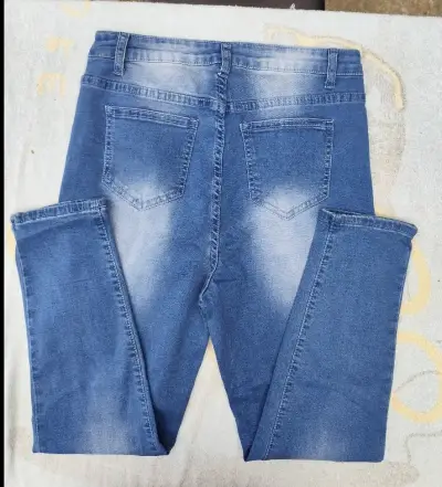Jeans azul Shein talla L - miniatura 4