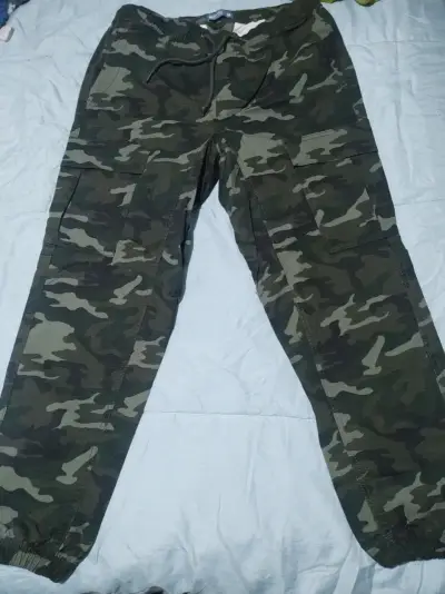 Pantalón camuflaje verde militar - miniatura 2