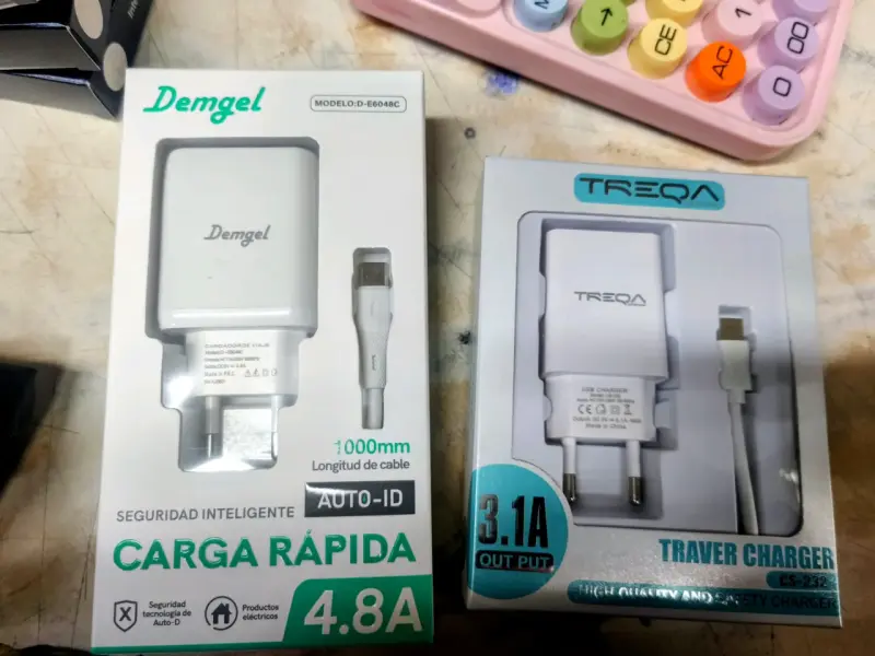 Cargador rápido Demgel y Treqa