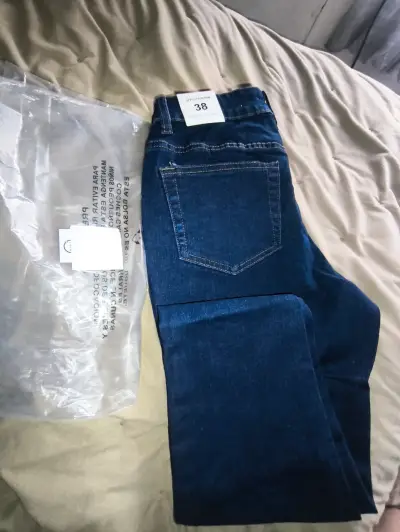 Jeans azul super skinny 38 - miniatura 2