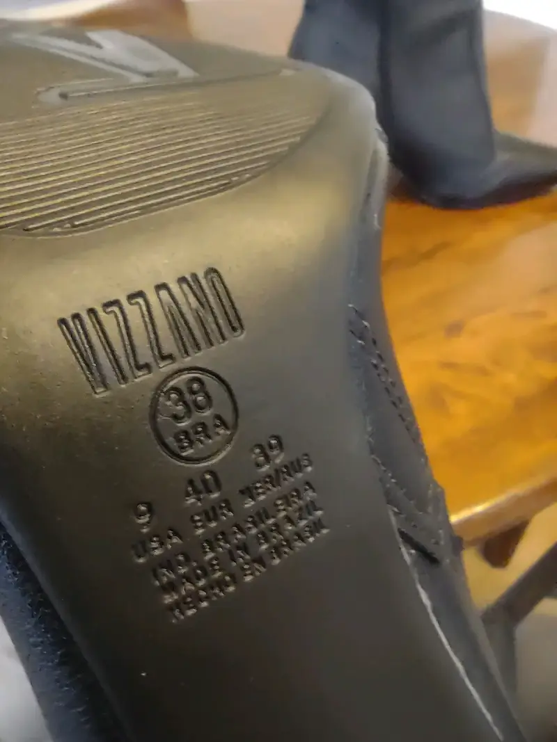 Botines negros con taco alto VIZZANO - 5