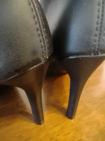 Botines negros con taco alto VIZZANO - miniatura 6