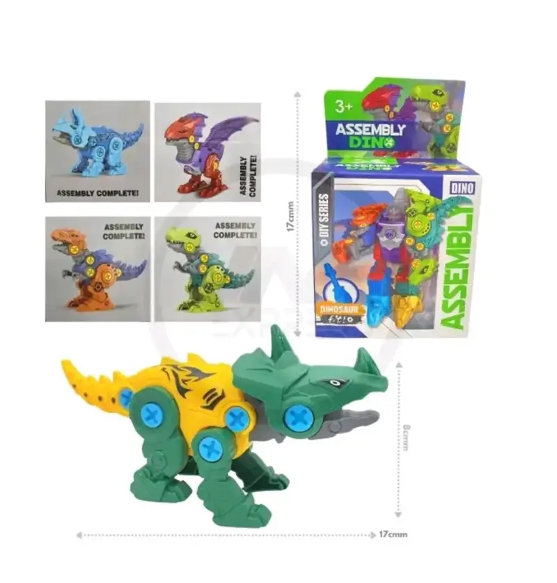Juguete Dinosaurio Armable - 1