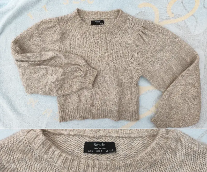 Suéter beige Bershka S - 1