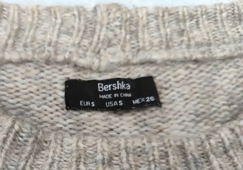Suéter beige Bershka S - 3