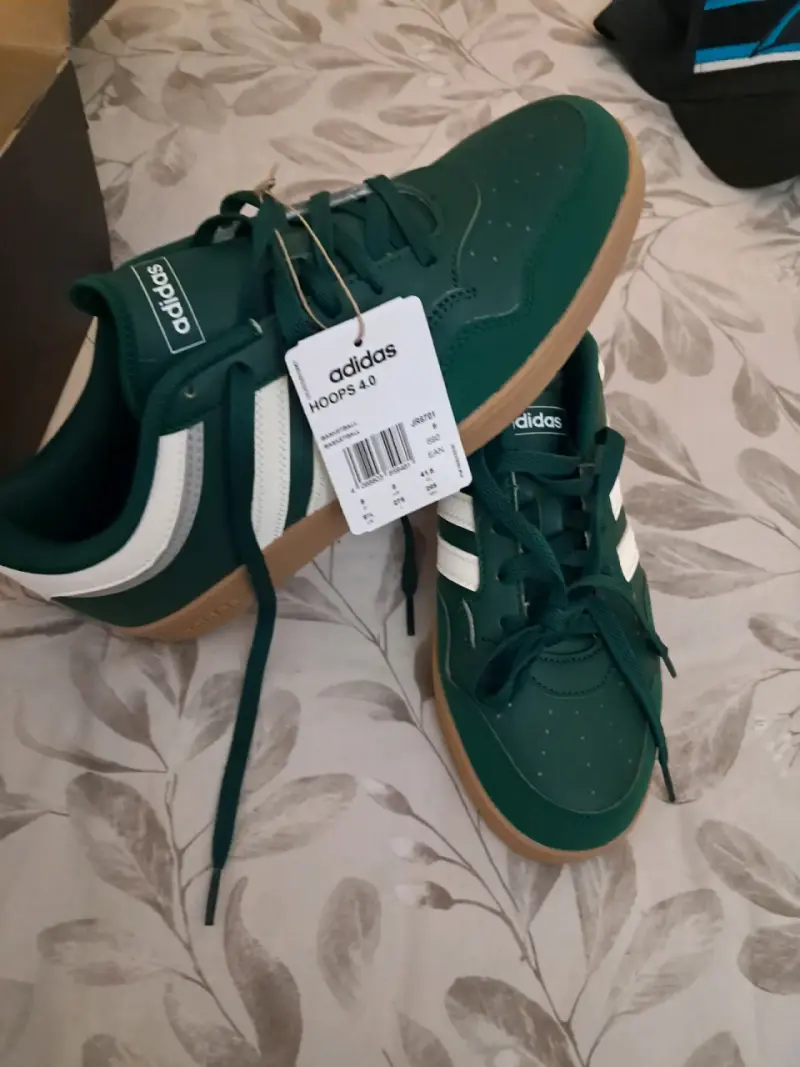 Zapatillas Adidas Hoops 4.0 verdes - 2