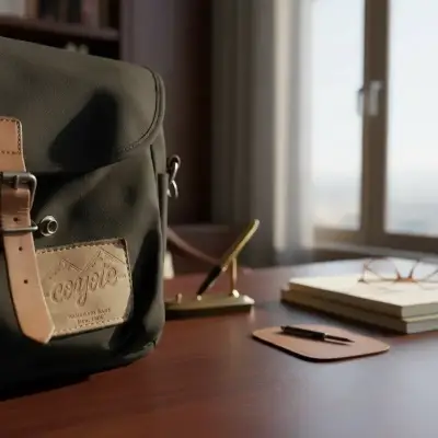 Bolso negro con correas cuero Marca Coyote - miniatura 4