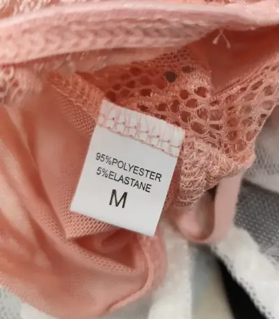 Body de encaje rosa talla M - miniatura 3