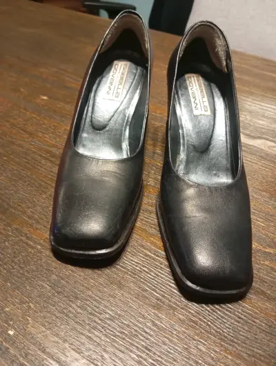 Zapatos de tacón negro mujer - miniatura 2