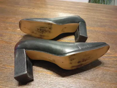 Zapatos de tacón negro mujer - miniatura 4
