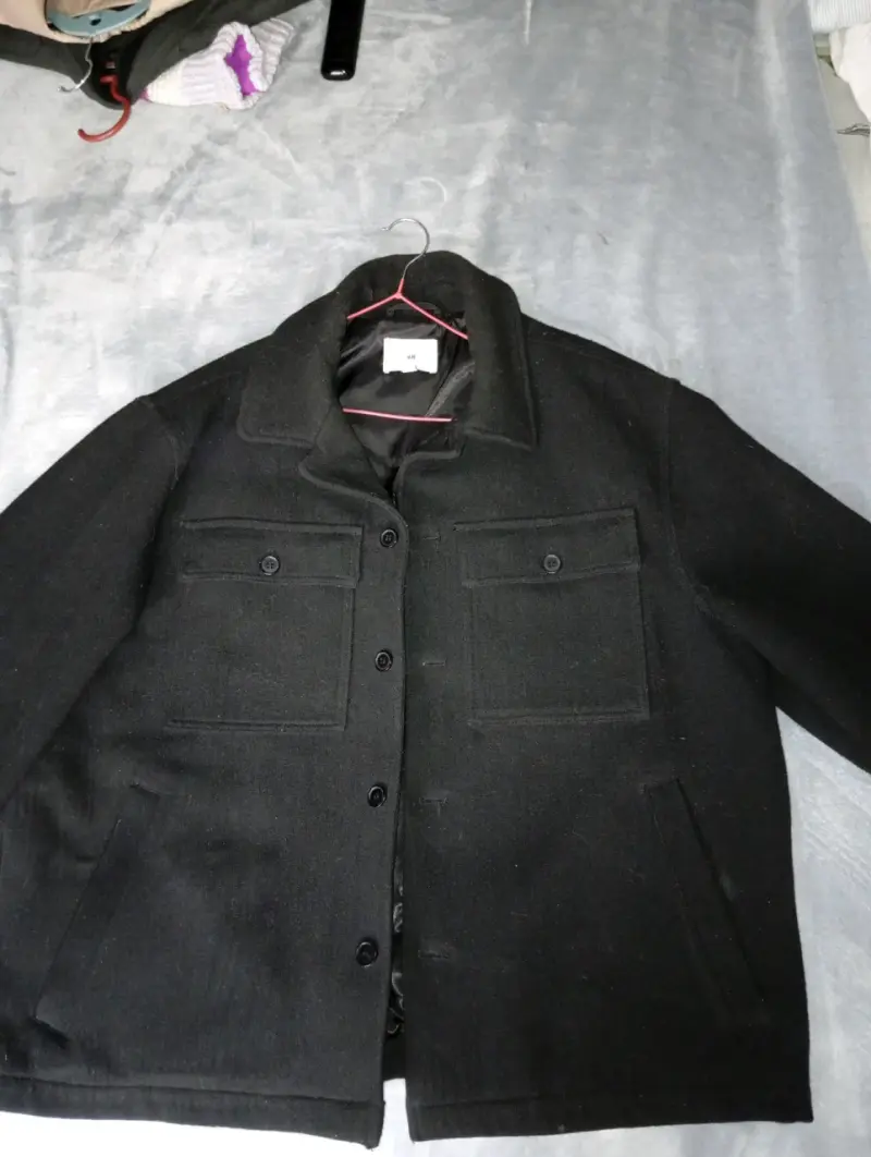 Chaqueta negra de lana - 2