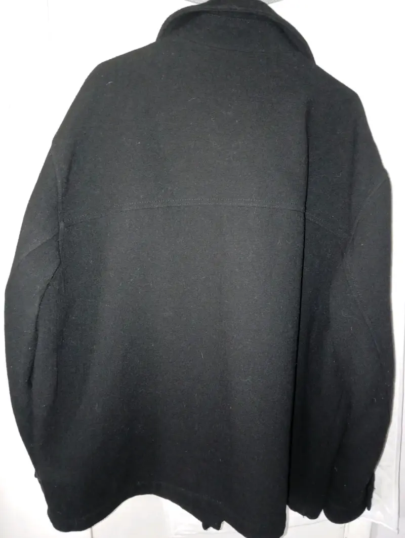 Chaqueta negra de lana - 3