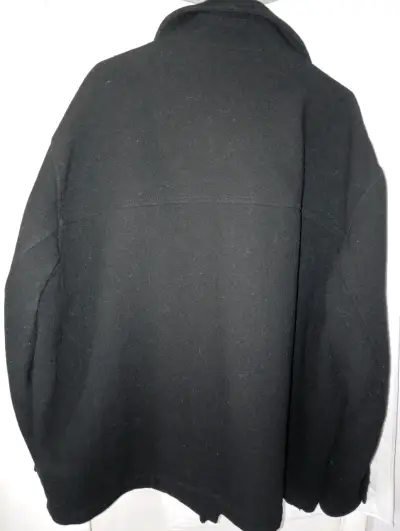Chaqueta negra de lana - miniatura 3