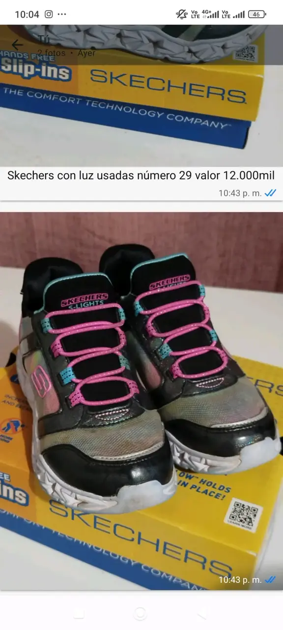 Zapatillas Skechers con luz - 2