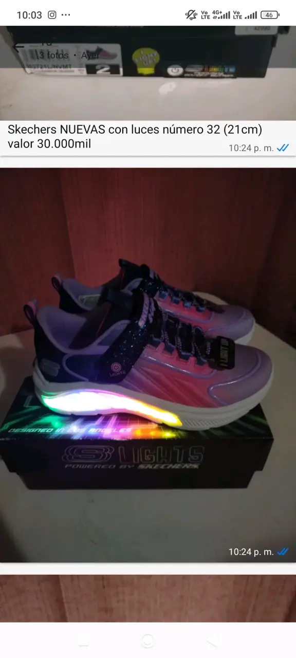 Zapatillas Skechers con luz - 4